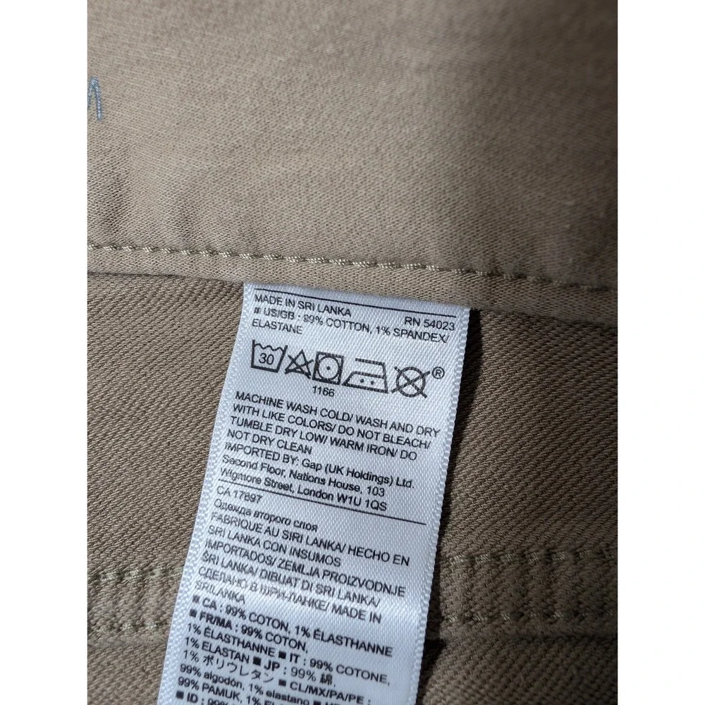 Banana Republic Traveler Pants Mens 36/30 Khaki Slim Stretch Beige‎